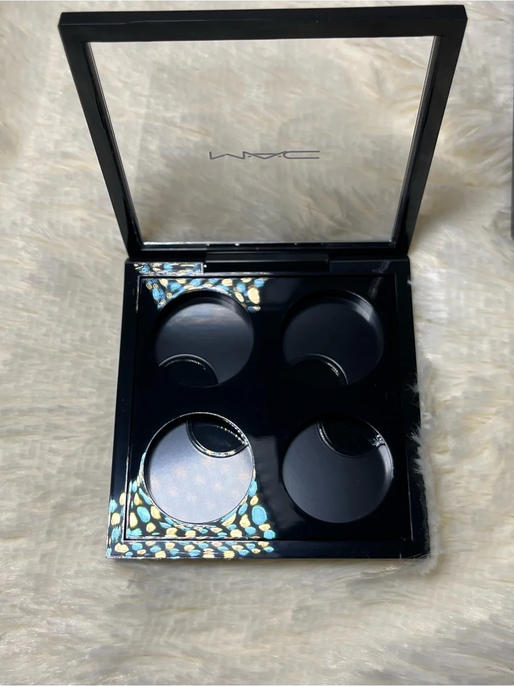 MAC Cosmetics Single Eyeshadows & Blush in Yellow, Purple, Silver, Brown